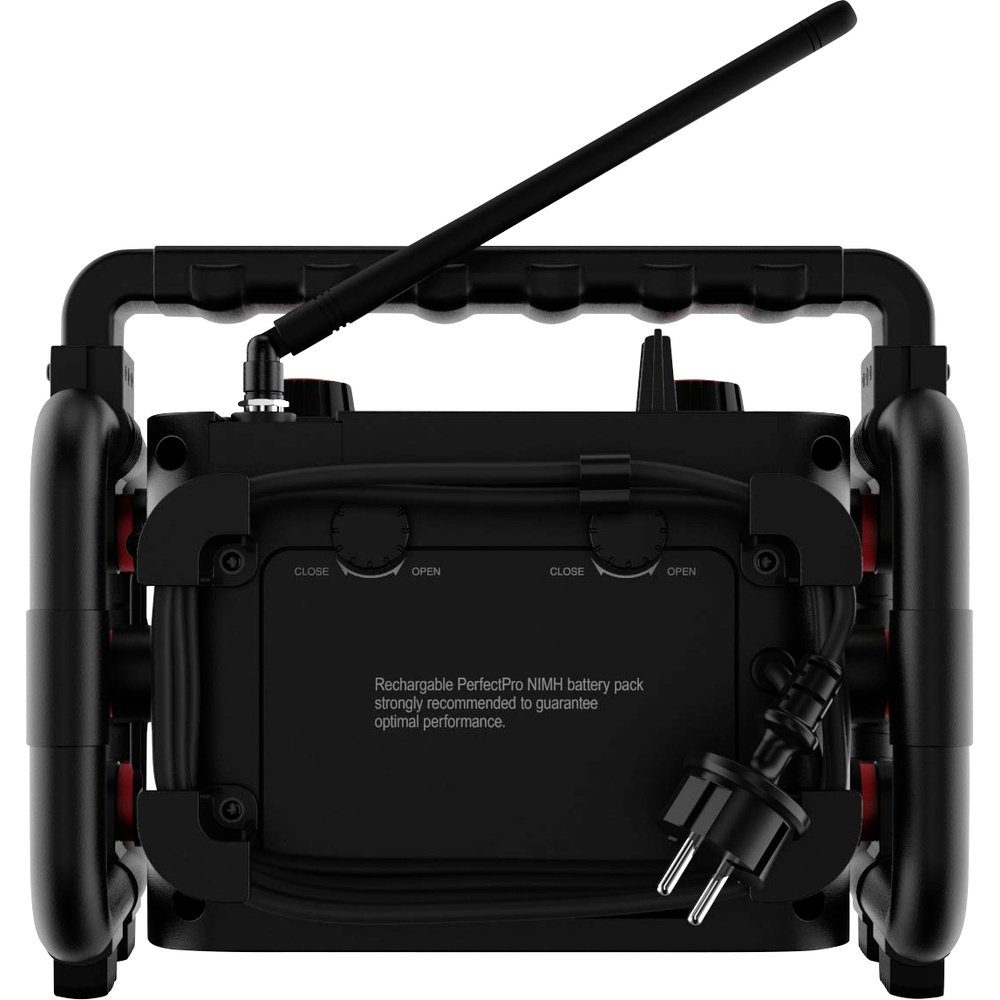 PerfectPro PerfectPro ROCKBOX Baustellenradio DAB+, UKW AUX, Bluetooth® stoßfest Radio
