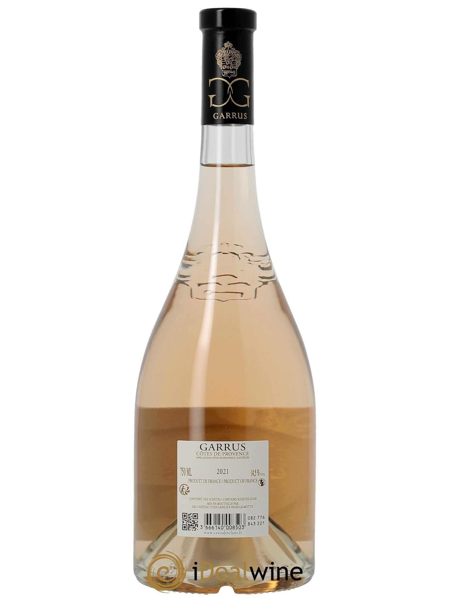 Côtes de Provence Garrus Château d'Esclans  2021 - Lot de 1 Bouteille