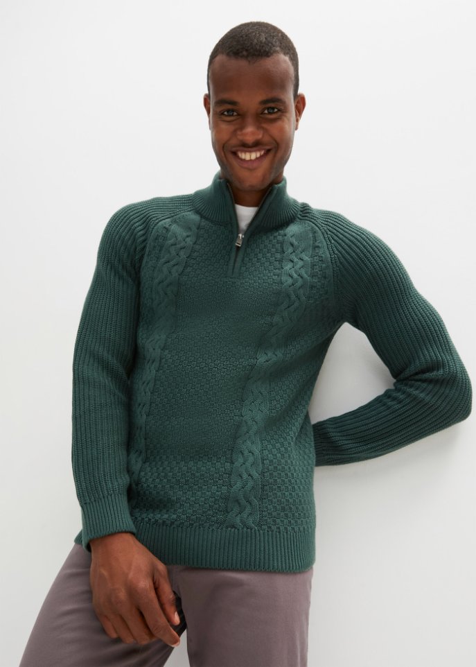 Troyer Pullover mit Komfortschnitt