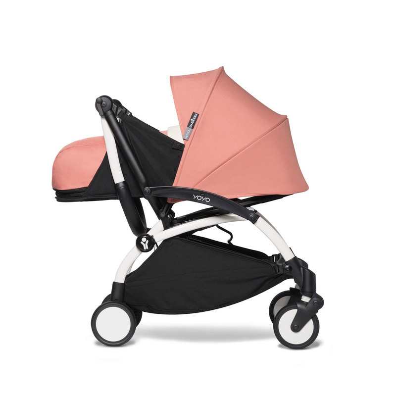 Poussette Yoyo2 4 roues châssis blanc assise 0+ ginger Babyzen