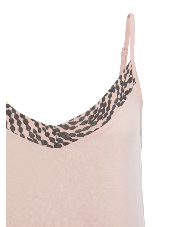 LASCANA Shorty in rosa anthrazit bedruckt günstig kaufen