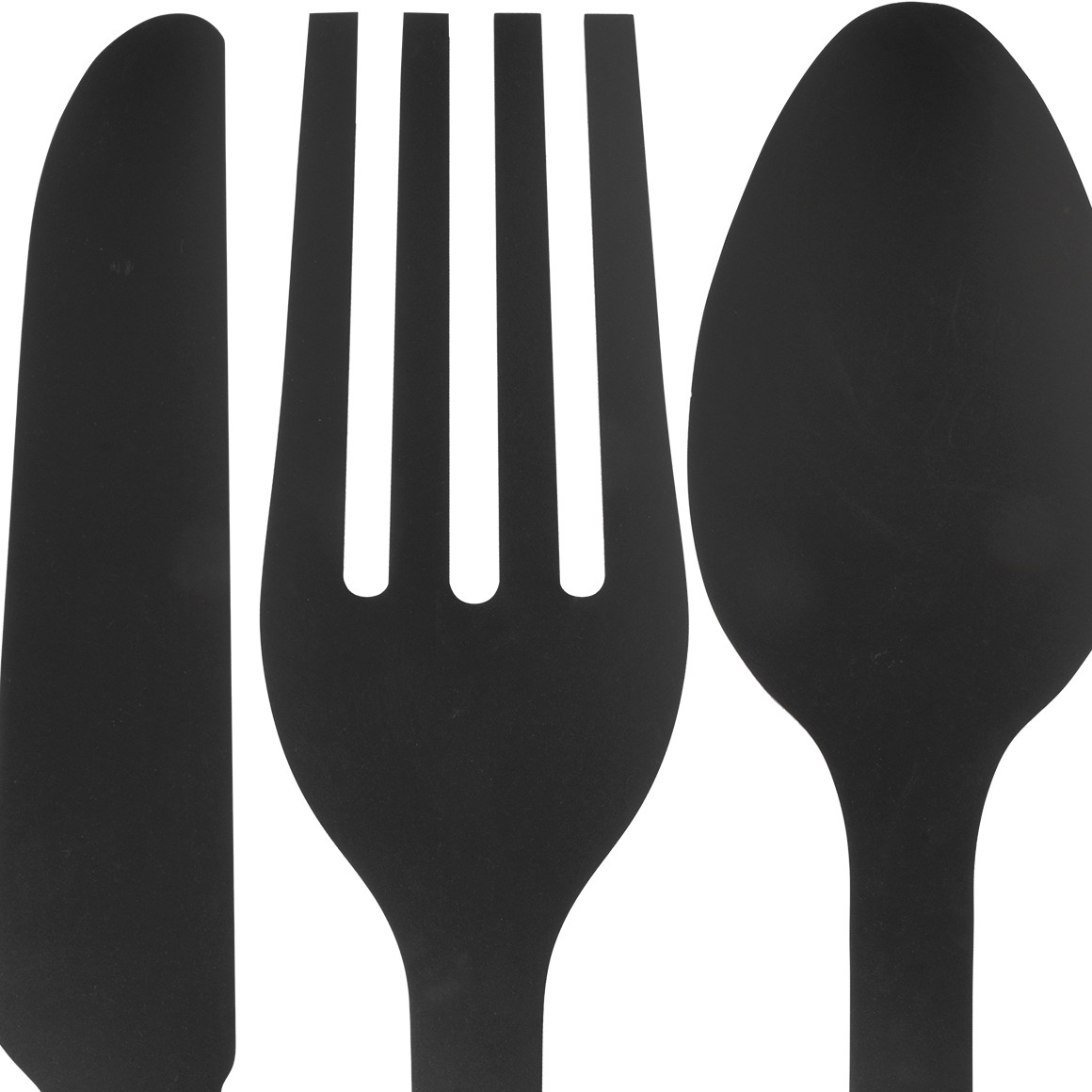 3 Wandtafeln im Besteck-Design