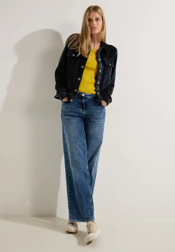 CECIL Cordjacke mit Brusttaschen