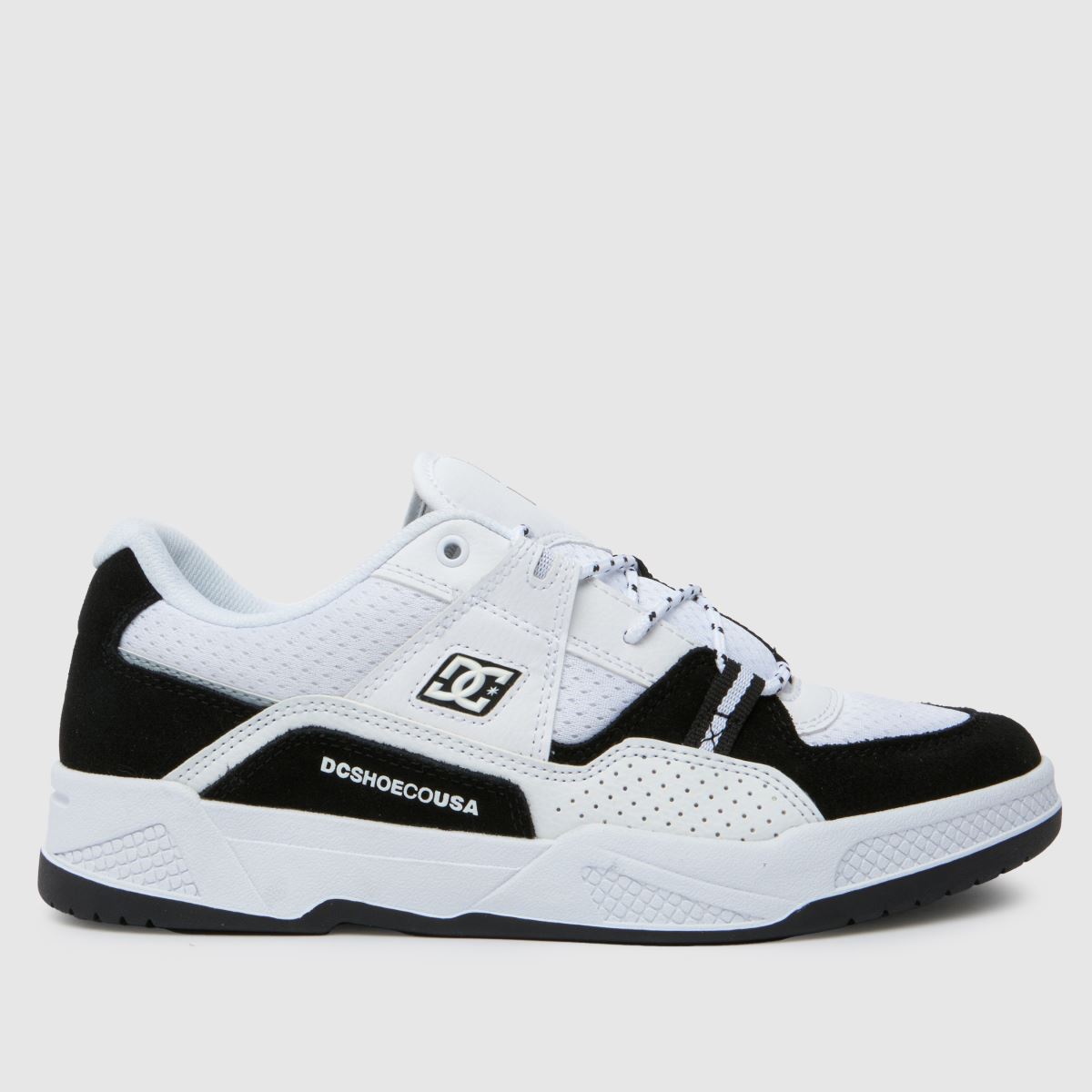 DC Construct-sneakers i vitt och svart