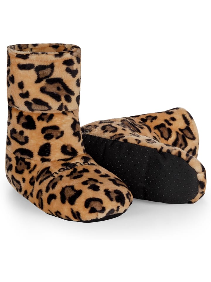 normani Körnerpantoffeln für die Mikrowelle in Leopard günstig kaufen