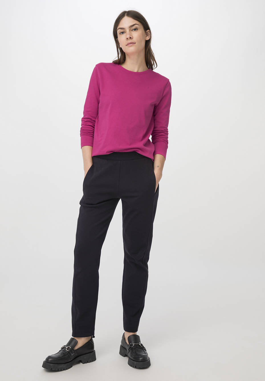 Langarmshirt aus reiner Bio-Baumwolle