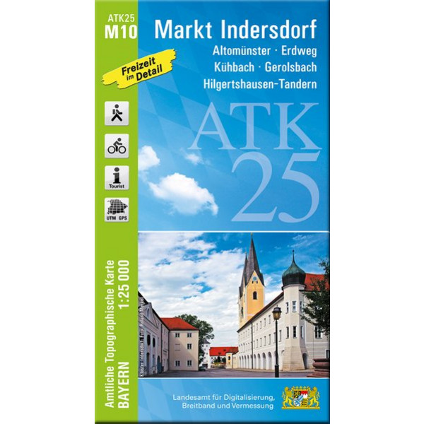 Markt Indersdorf 1 : 25 000 - Wanderkarte