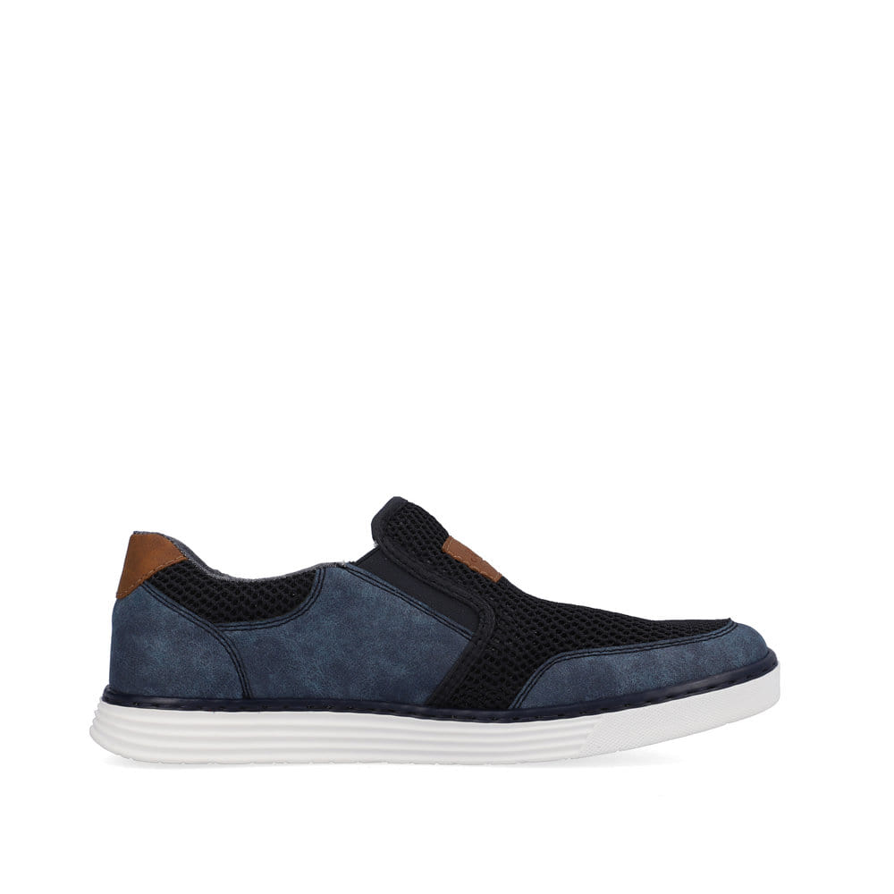 Rieker Herren Slipper ozeanblau