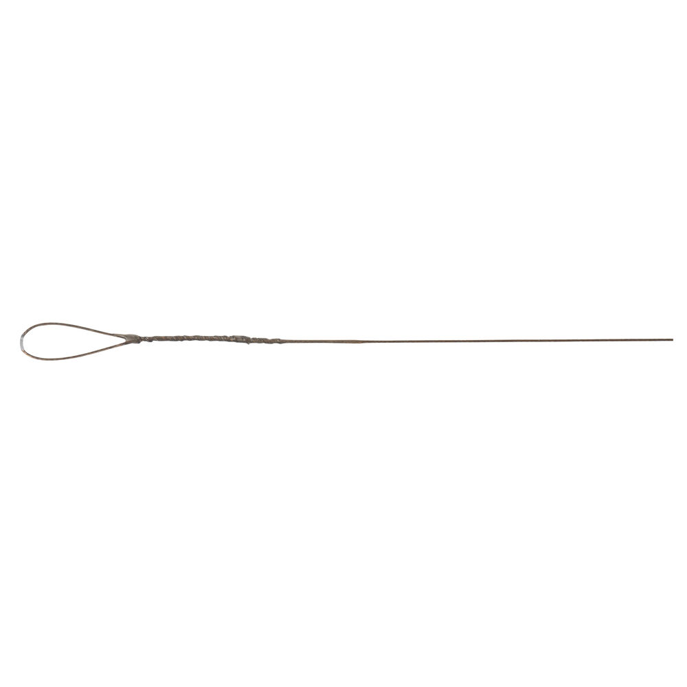 Terminale da pesca Multiflex C725 da 40 cm in acciaio per predatori, colore cannella.