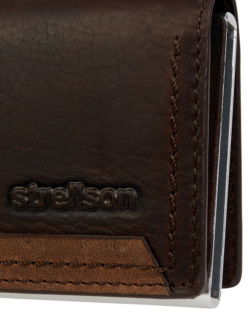 Kartenetui aus Leder Modell 'Camden c-one' in dunkelbraun