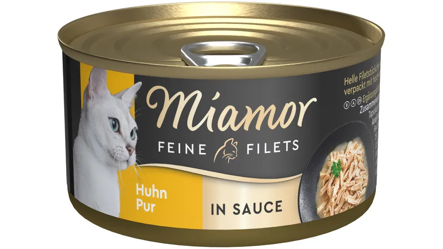 Miamor Katzennassfutter Feine Filets Huhn pur in Sauce 85 g