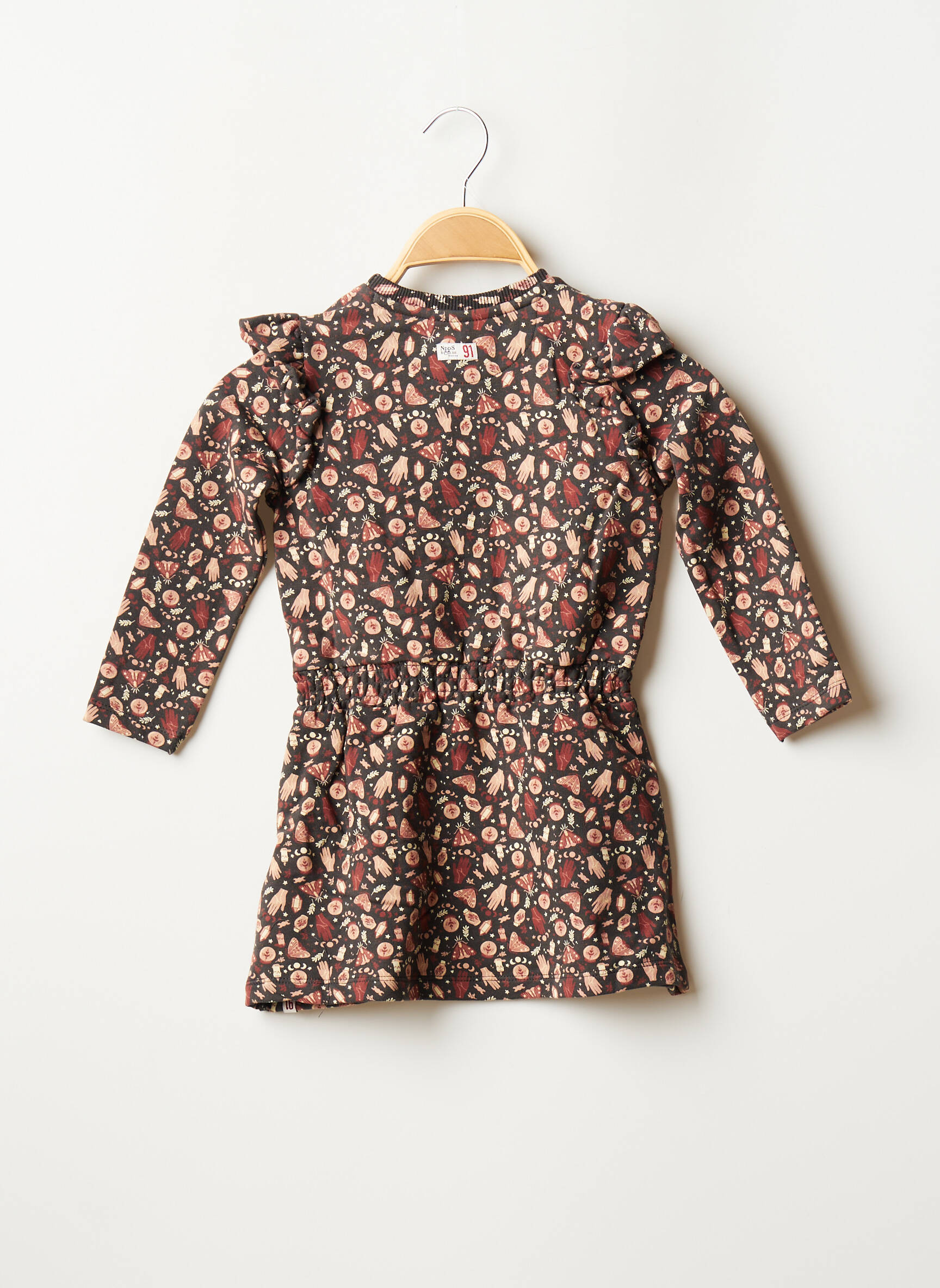Noppies Robes Mi Longues Fille couleur gris