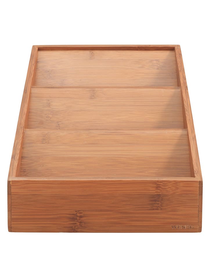 Wenko Schubladen-Organizer in Hellbraun - (B)38 x (H)6 x (T)20 cm günstig kaufen onesize