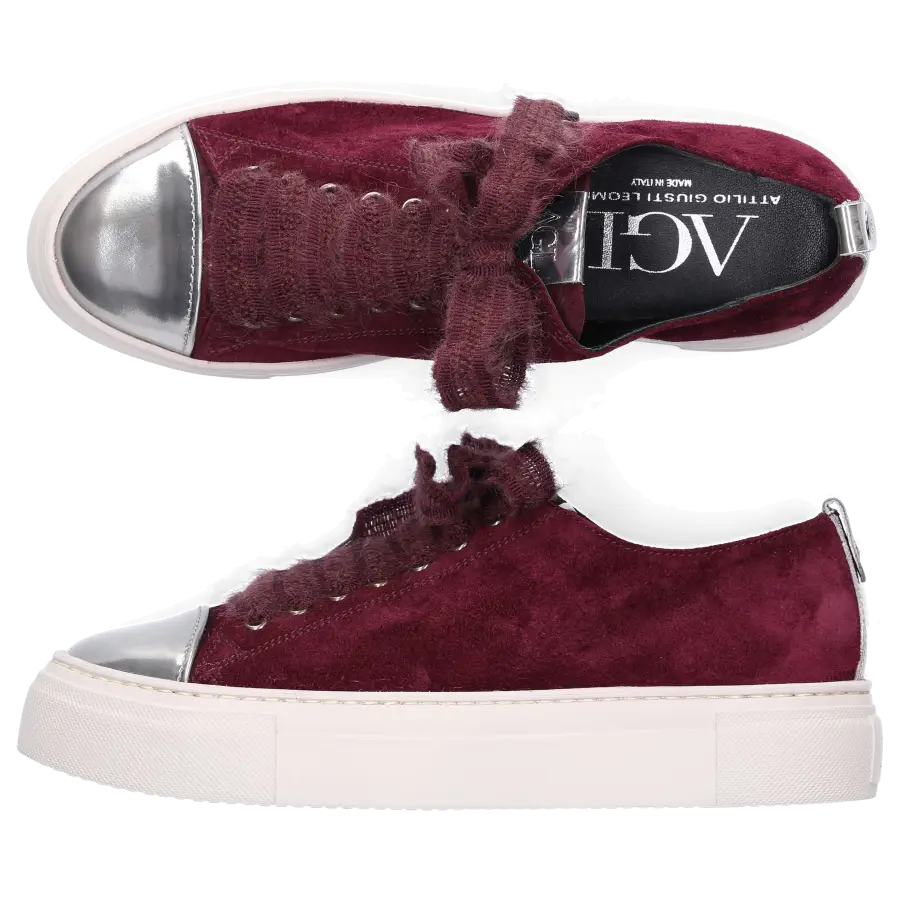 AGL Attilio Giusti Leombruni - Sneaker low D925065 Veloursleder - rot