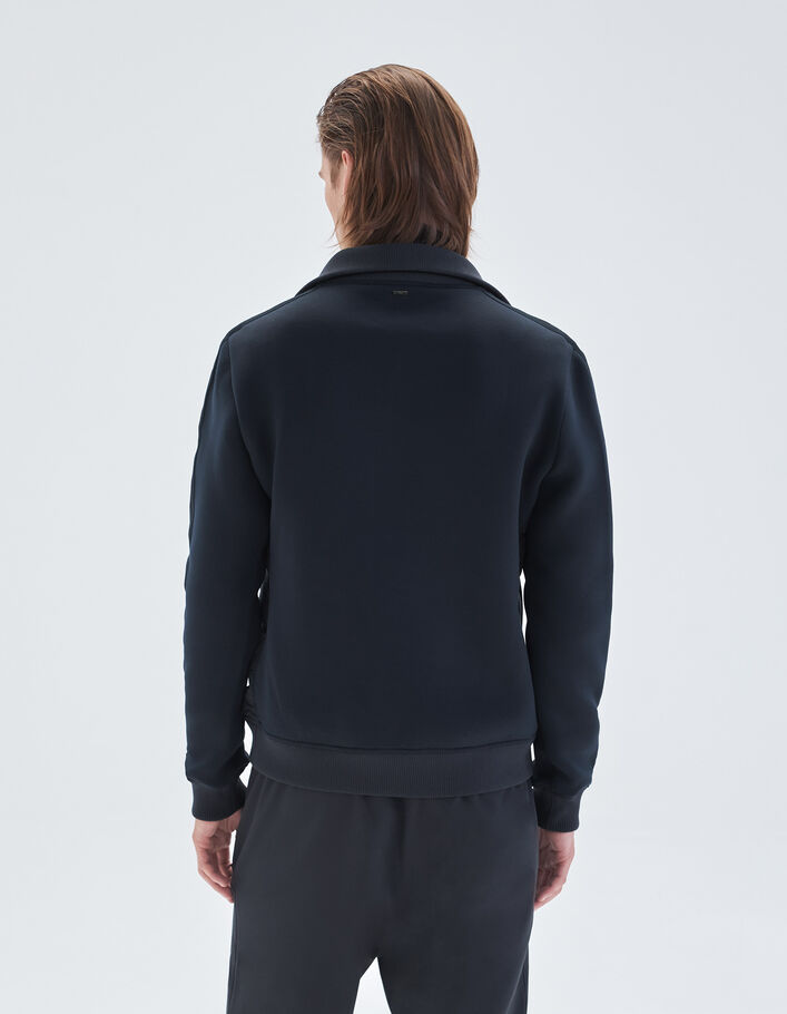 Sous-doudoune dark navy matelassée bi-matière Homme