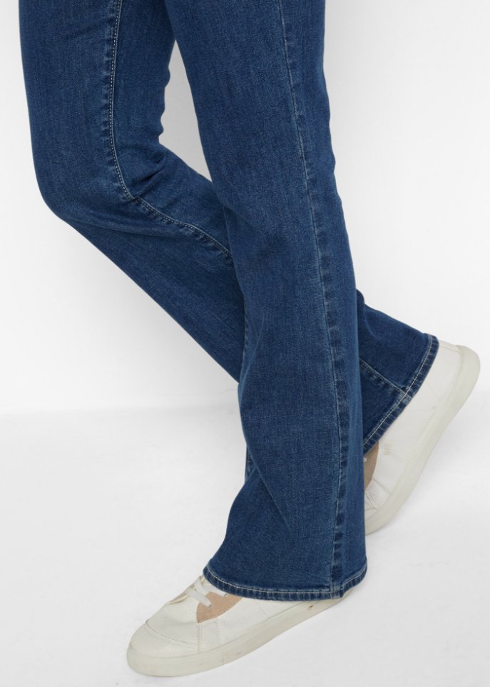 Stretch- Jeans aus Bio-Baumwolle, Bootcut
