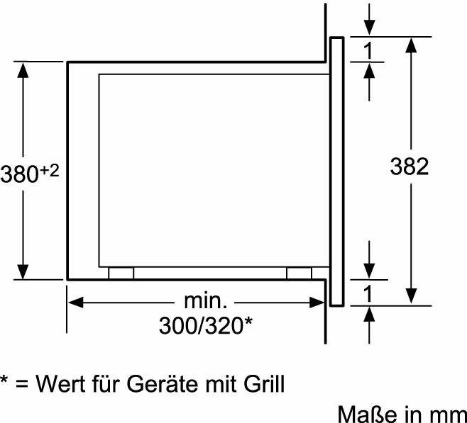 NEFF Einbau-Mikrowelle N 50 HLAWD23N0, Mikrowelle, 20 l