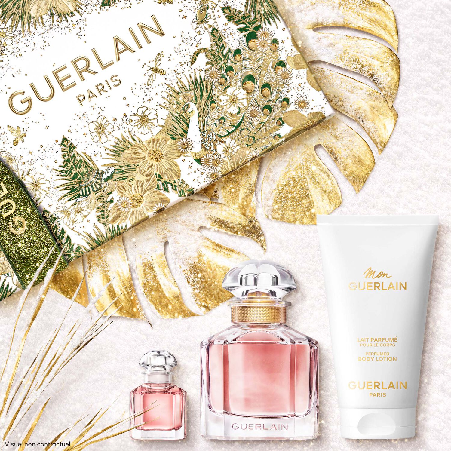 Guerlain MON GUERLAIN Coffret Eau de Parfum 50ml et une Miniature 5ml + Lait Corps 75ml
