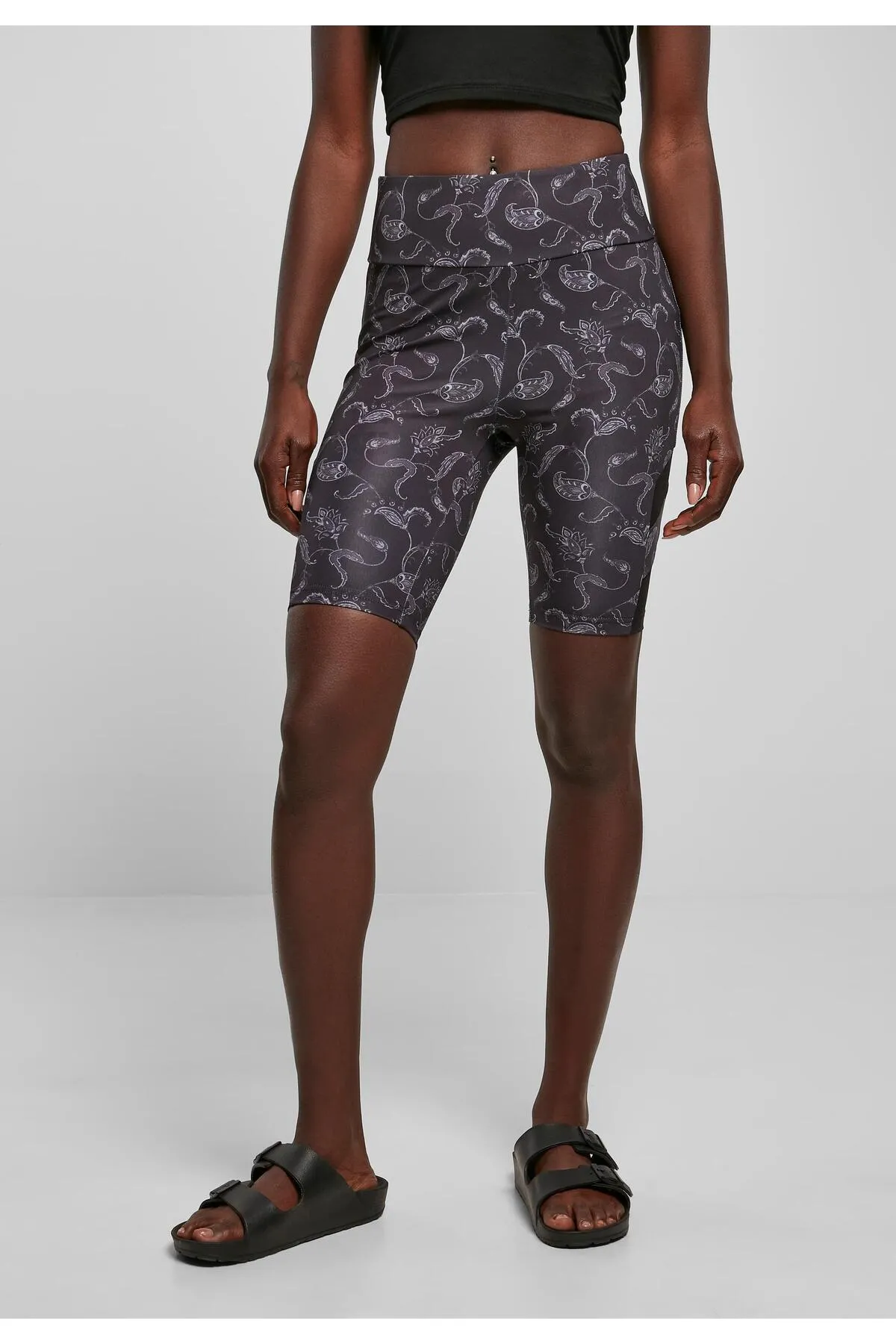 Urban Classics  Kurze Sporthose - Schwarz - Hoher Bund