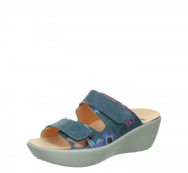 KATE Pantolette - Denim/Kombi