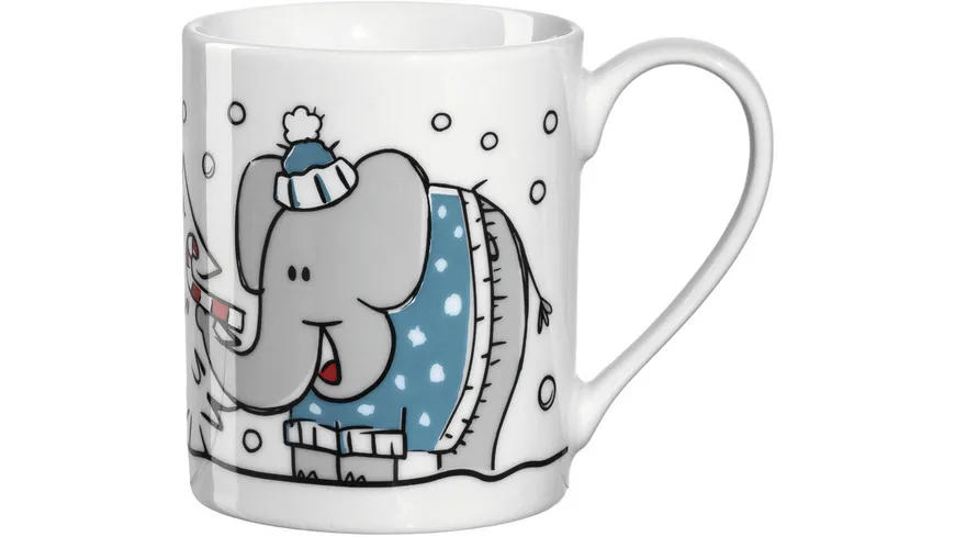 LEONARDO Tasse Bambini Natale Elefant 0,2l mehrfarbig
