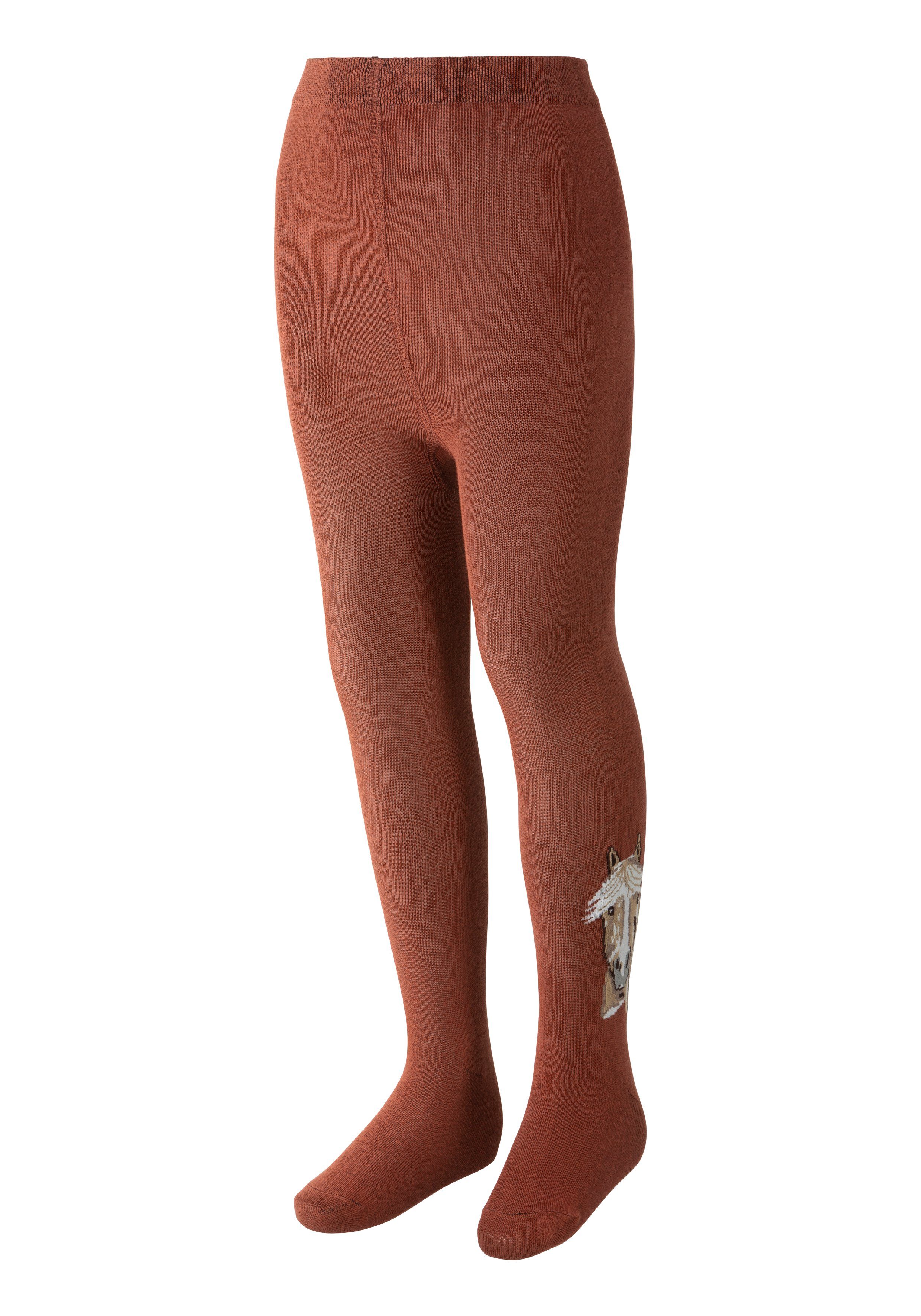 H.I.S Strickstrumpfhose (Packung 3 St) mit Pferde Motiven