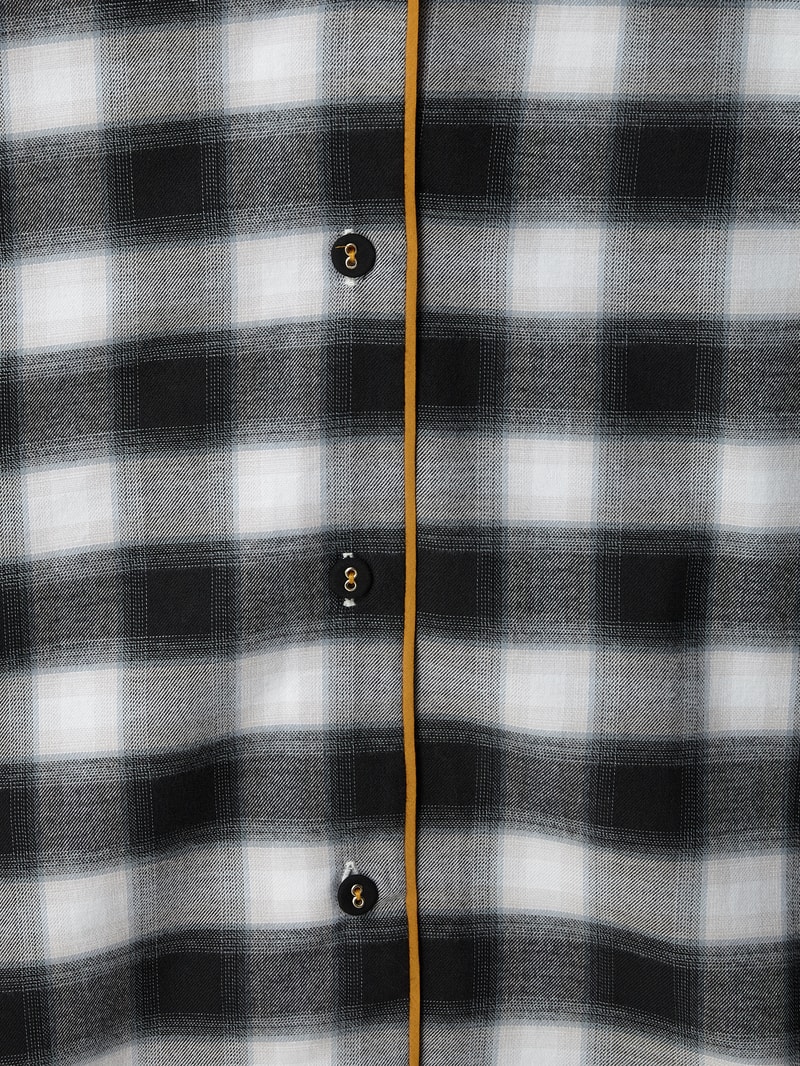Pyjama-Oberteil aus Baumwolle Modell 'Annie' in schwarz