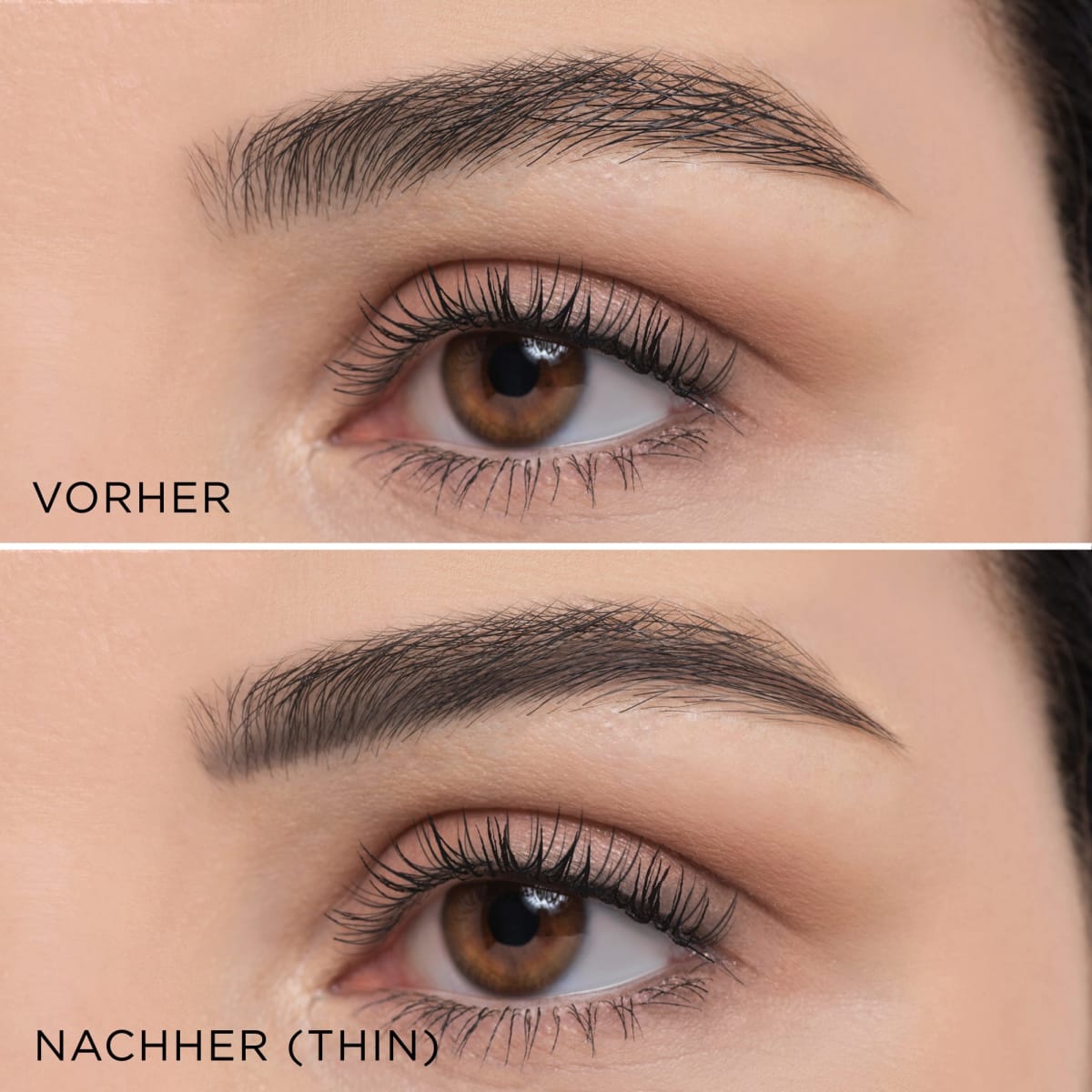 Augenbrauenschablone Eye Brow Stencils & Brush Applicator, 1 St