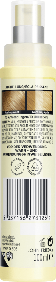 Aufhellungsspray Go Blonder, 100 ml
