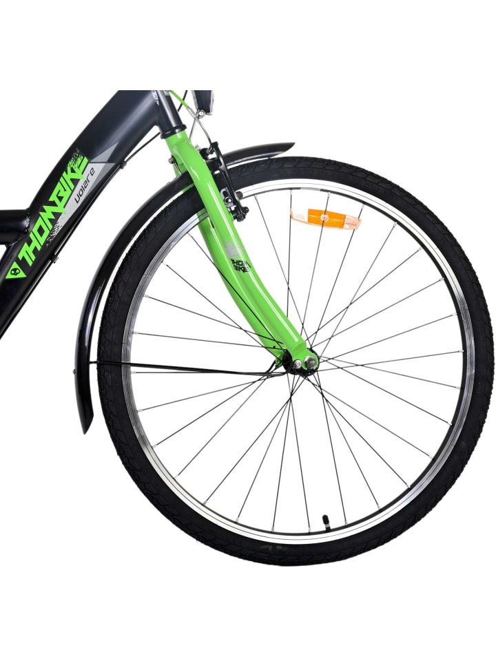 Volare Kinderfahrrad Thombike für Jungen 26 Zoll Kinderrad in Schwarz Grün 9 Jahre günstig kaufen onesize