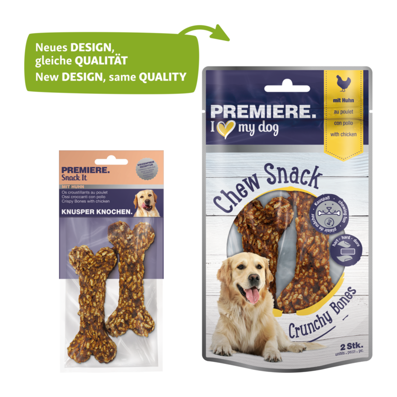 PREMIERE Snacks PREMIERE Crunchy Bone Huhn 2 Stück