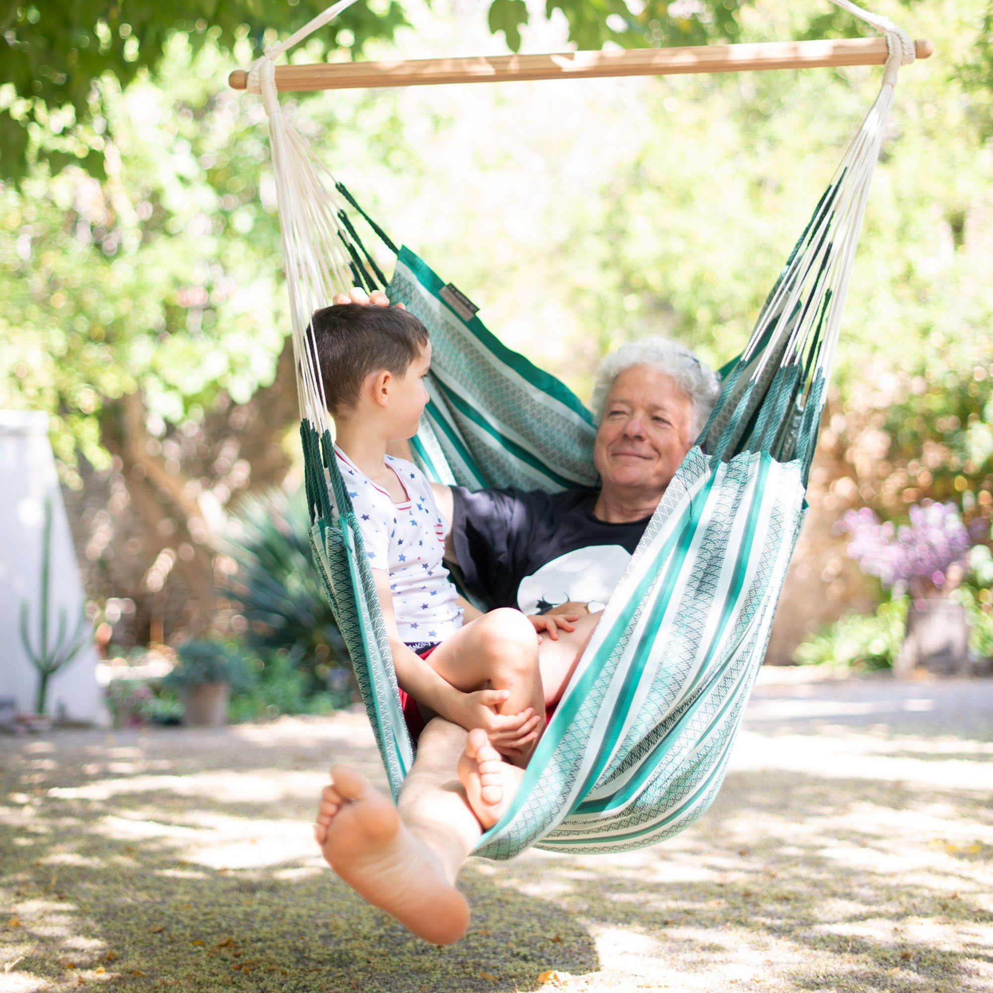 La Siesta Hängestuhl Hängestuhl Habana Agave - Hängestuhl aus Bio Baumwolle Comfort Size, Hochwertige Qualität