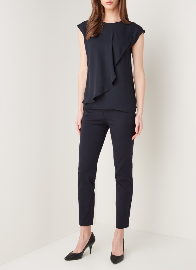 Pantaloni Keslina Slim Fit din bumbac elastic de la Ralph Lauren
