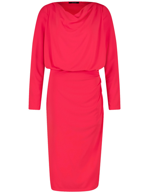 Feminines Kleid mit Wasserfallausschnitt