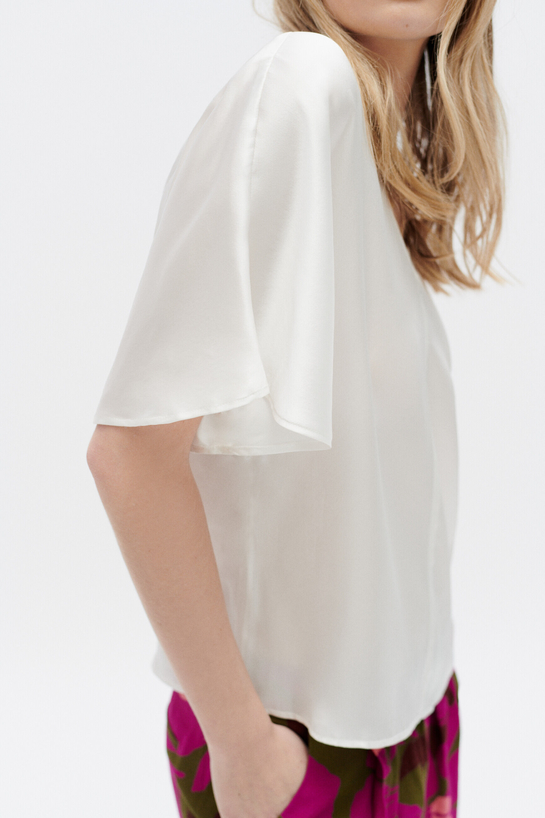 Blouse cselma ivoire femme