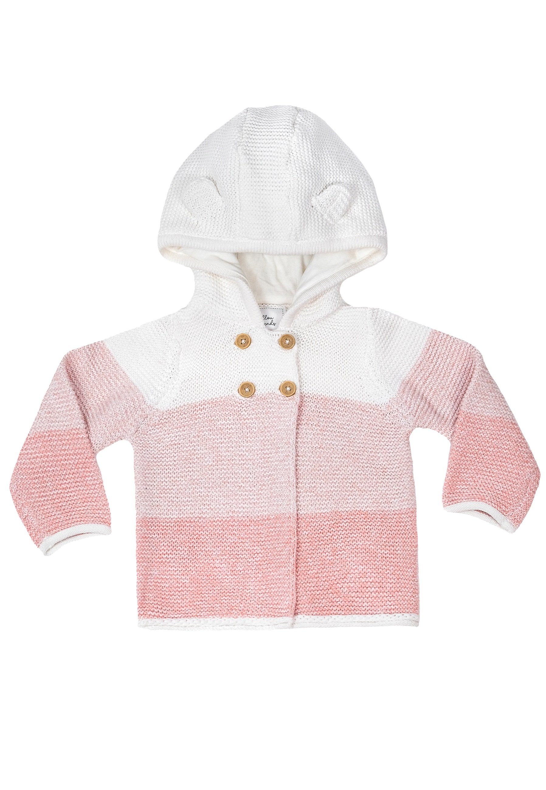 Stellou & friends Cardigan Strick-Cardigan mit Kapuze