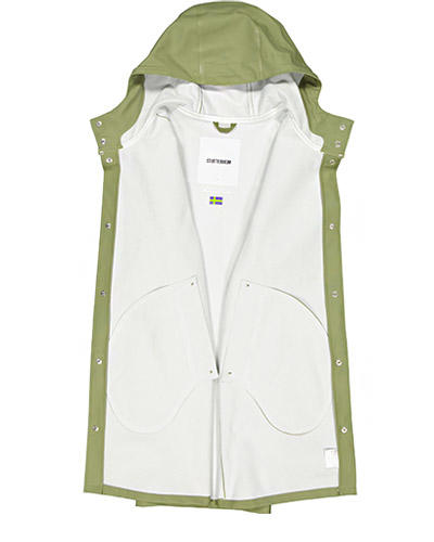 STUTTERHEIM, Regenmantel, PVC wasserdicht, grün
