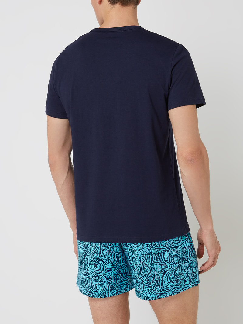 Pyjama aus Baumwolle Modell 'Heliopolis' in türkis