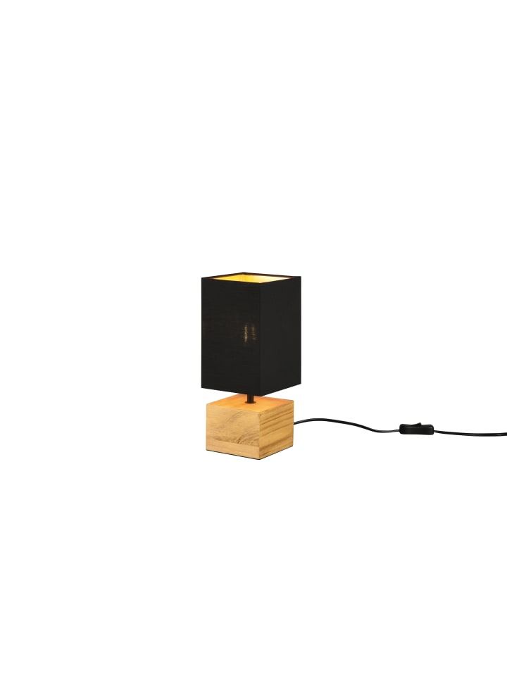 Reality Leuchten Tischleuchte WOODY in schwarz/naturbelassen günstig kaufen onesize