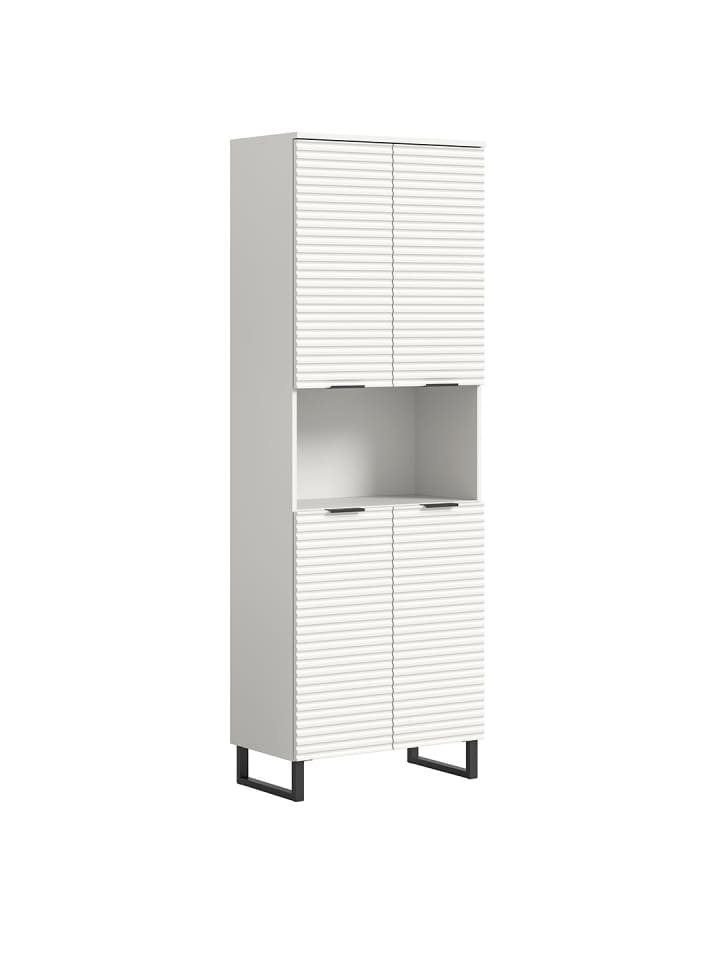 ebuy24 Hochschrank Riff Weiß 70 x 34 cm günstig kaufen onesize
