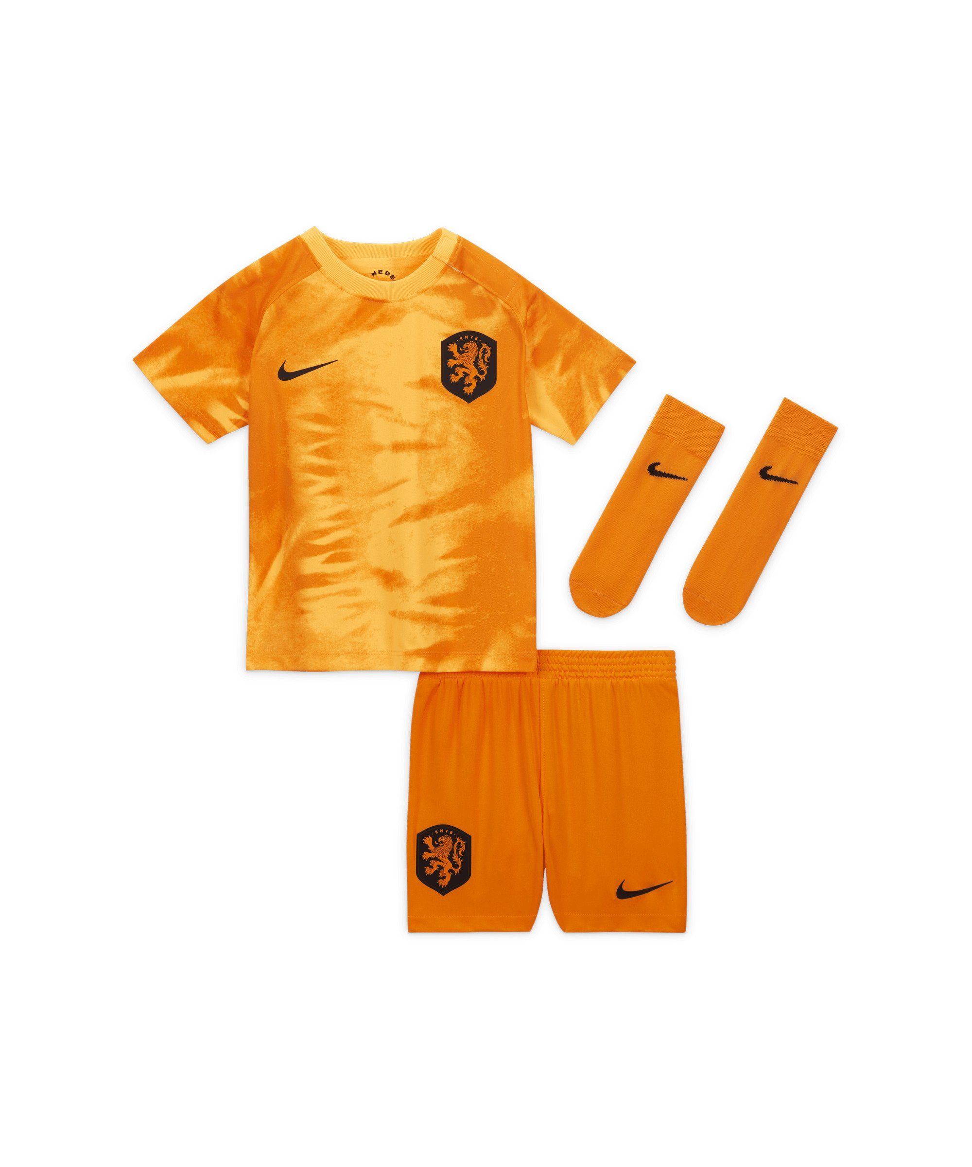 Nike Fußballtrikot Niederlande Babykit Home WM 2022