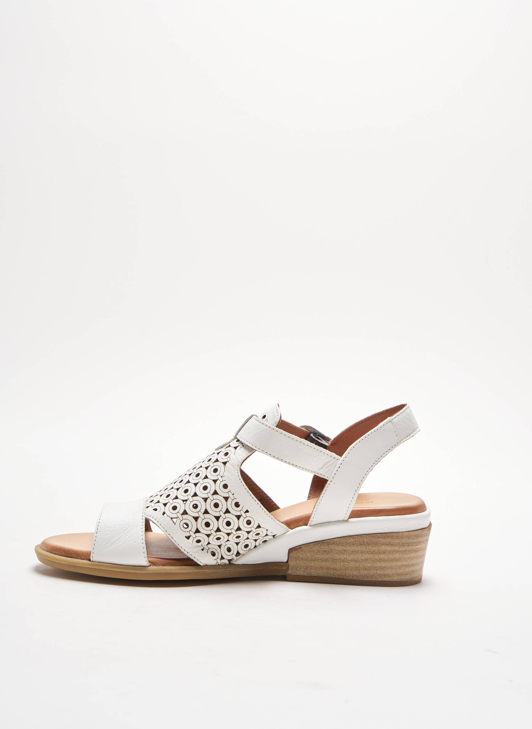 Metamorf Ose Sandales Nu Pieds Femme couleur blanc