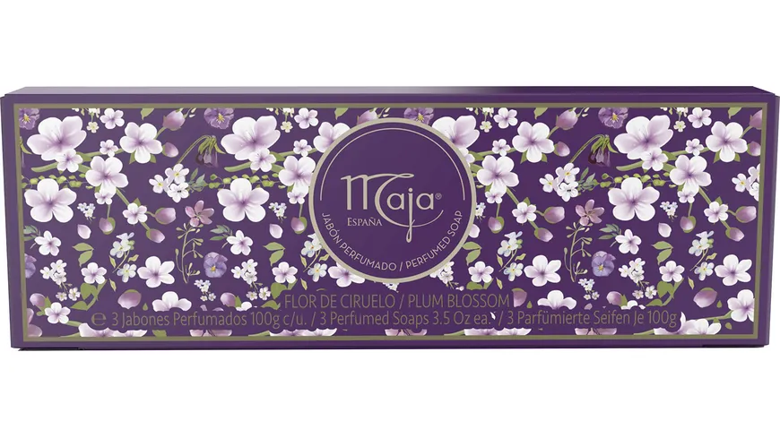 Maja Seife Pflaumenblüte rund im Set 300 g