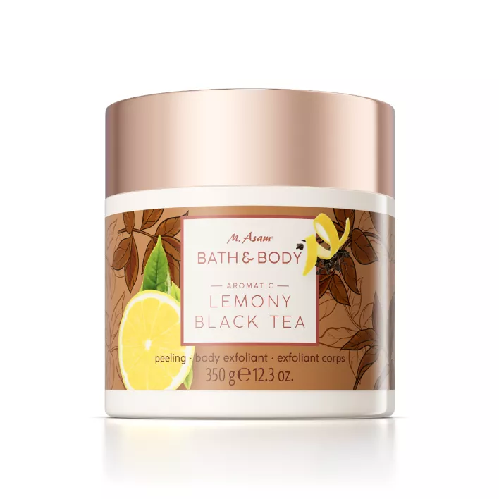 BATH & BODY LEMONY BLACK TEA Körperpeeling