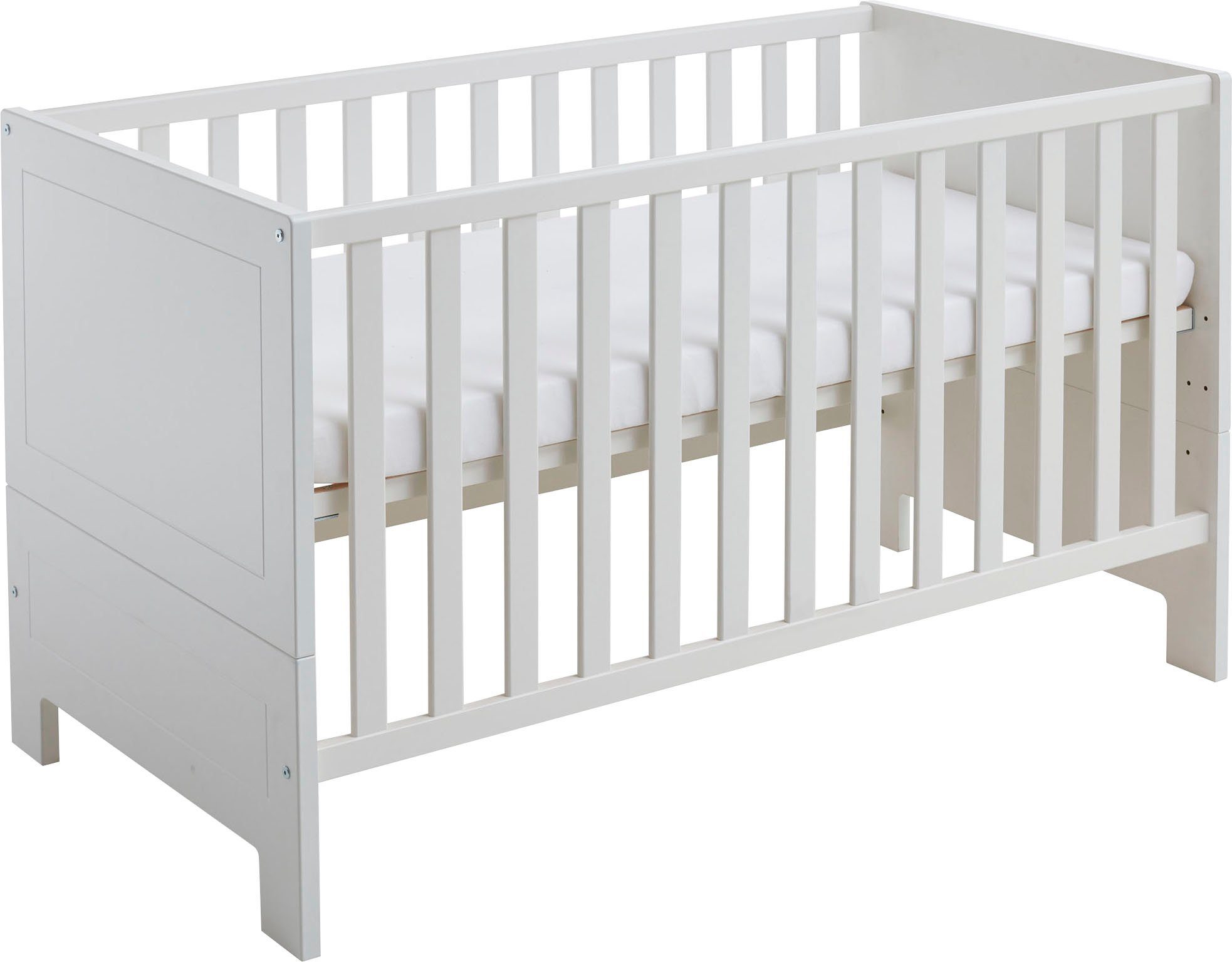arthur berndt Babyzimmer-Komplettset Thilo, (Set, 3-St., Kinderbett, Schrank, Wickelkommode), Made in Germany; mit Kinderbett, Schrank und Wickelkommode