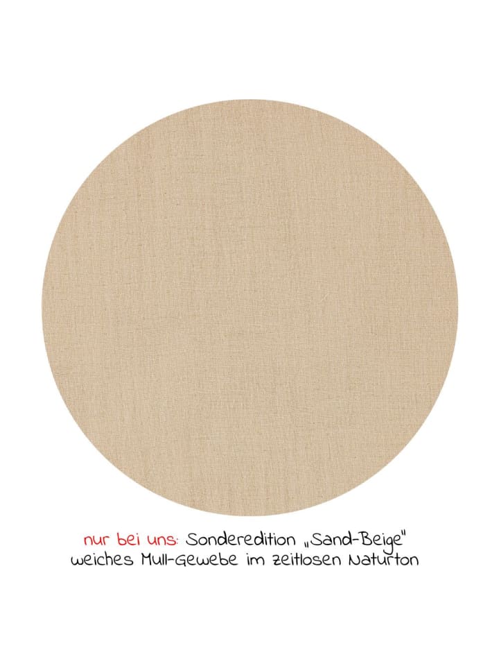 Alvi Schlummer-Nestchen Musselin mit klimaregulierender in beige günstig kaufen onesize