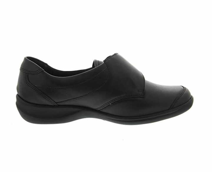 WALDLÄUFER Komfort Slipper schwarz Millu Soft