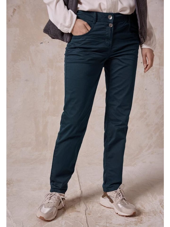 Cecil Hose in oil blue günstig kaufen