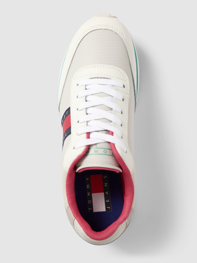 Sneaker mit Label-Detail Modell 'RETRORUNNER' in weiß
