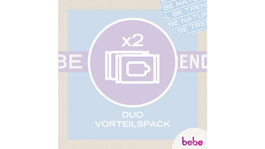 bebe pflegende Reinigungstücher Doppelpack